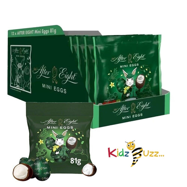 After Eight Dark Mint Chocolate Mini Eggs Sharing Bag Easter Gift 81g x 6 Box