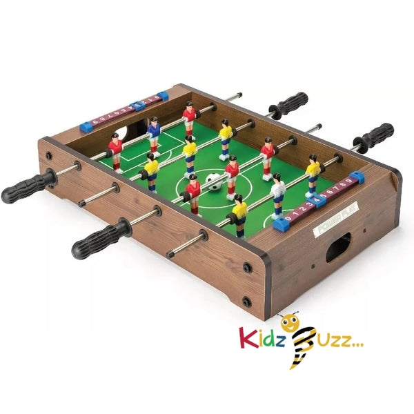 27" Table Top Football Game- Wooden Outdoor Indoor Game for Kids and Adults