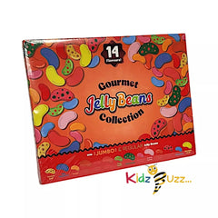 Gourmet Jelly Beans Collection 14 Flavours with Jumbo & Regular Jelly Beans Xmas Kids Gift