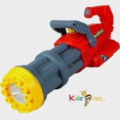 39 Holes Bubble Gatling Machine Gun Blower Rechargeable Garden Girls Boys Toy