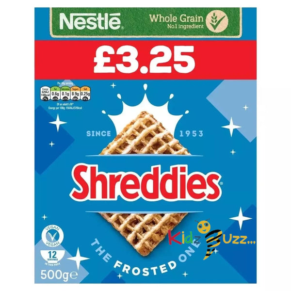 Nestlé Shreddies The Frosted One Cereal 500g X 2 PMP £3.25