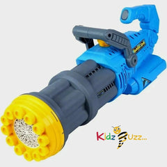 39 Holes Bubble Gatling Machine Gun Blower Rechargeable Garden Girls Boys Toy