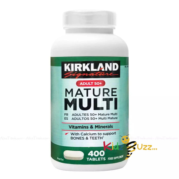 Multi Vitamins & Minerals Lutein For Adults 50+ Mature 400 Caps Pack of 3