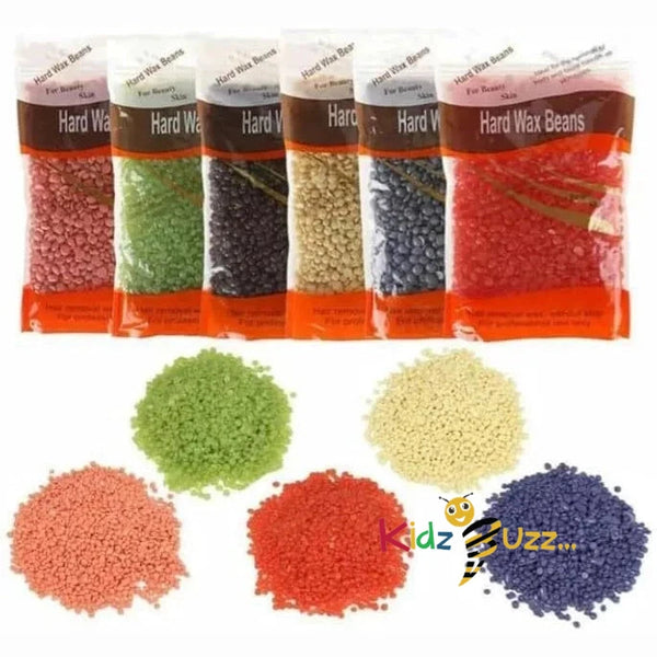 Depilatory Hard Wax Beans Pellet Hot Brazilian Wax Beads Body HairRemoval 100gx3