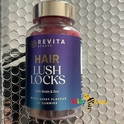 Revita Hair Lush Locks with Biotin and Zinc- 60 Gummies