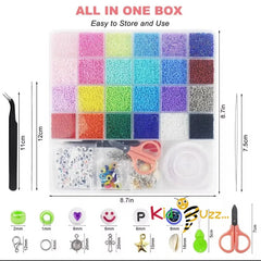 Glass Beads Bracelet Making Kit Beads Jewellery Making Kit 16800PCS