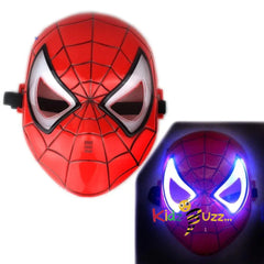 Spiderman Mask With Light & Music Boys Kids Adults Fancy Dress Superhero Cosplay Accessory