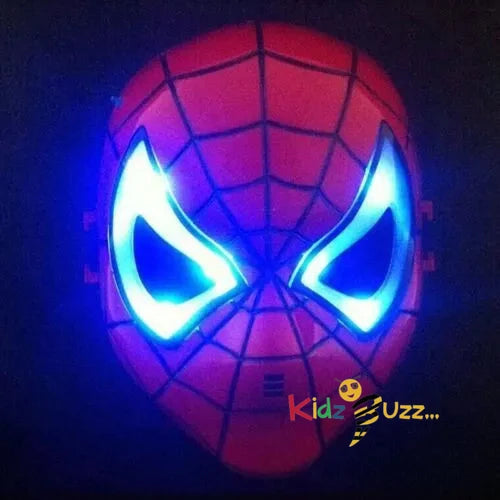 Spiderman Mask With Light & Music Boys Kids Adults Fancy Dress Superhero Cosplay Accessory