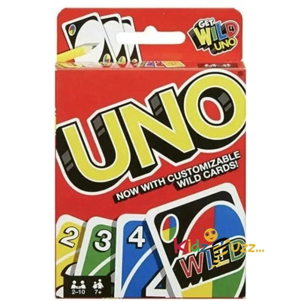 Mattel Games UNO, Classic Card Game for Kids and Adults for Family Game Night, Use as a Travel Game or Engaging Gift for Kids, 2 to 10 Players, Ages 7 and Up