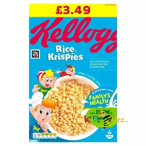 Kellogg's Rice Krispies Pm £3.49 430g Pack of 2