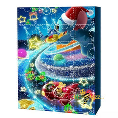 24pcs Lilo Stitch Christmas Advent Calendar Blind Box Home Decor Kid Xmas Gift