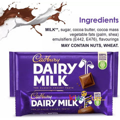 Chocolate Gift Hamper Box | Filled with Dairy Milk Full Sized Blocks and Bars
