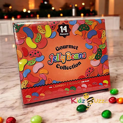 Gourmet Jelly Beans Collection 14 Flavours with Jumbo & Regular Jelly Beans Xmas Kids Gift