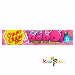 20x Chupa Chups Big Babol Tutti Frutti Flavour Soft Bubble Gum 27.6g