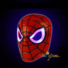 Spiderman Mask With Light & Music Boys Kids Adults Fancy Dress Superhero Cosplay Accessory