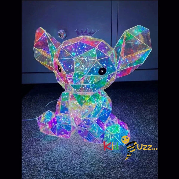 30cm 7d Stitch Lamp Usb Powered Night Light Up Diamond Kids