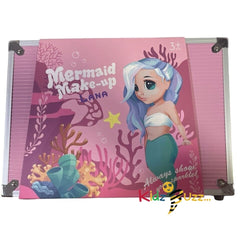 Mermaid Pretend Makeup Set Fashion Girl Make Up Kit Children Toy Kit Gift