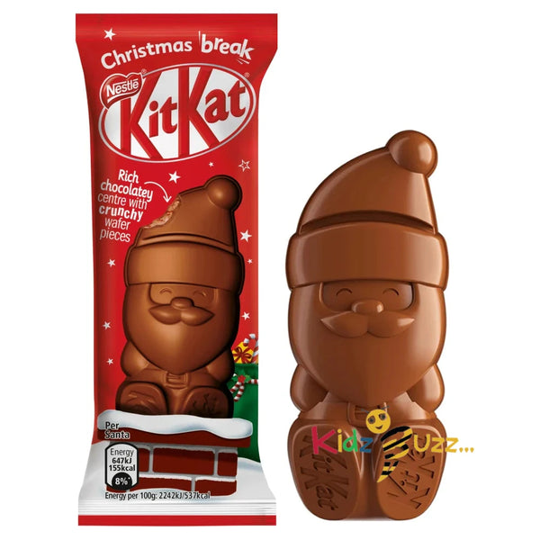 Kit Kat Santa Milk Chocolate Christmas Figure 29g Box of 30