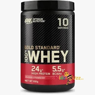 Optimum Nutrition Gold Standard 100% Whey Protein Strawberry Flavour 300g 10 servings