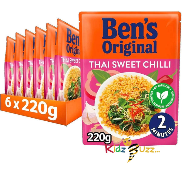 Ben's Original Thai Sweet Chilli Microwave Rice 220G