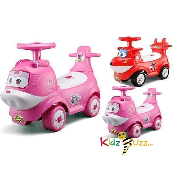 Superwings JETT Kids Ride on Air Plane Car with Music Function - Perfect Gift For Kids