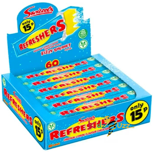 Swizzels Refreshers Chew Bar Lemon - Pack - Pack of 60