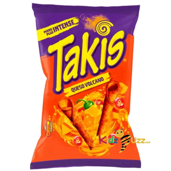 Takis Queso Volcano Crisps 140g Pack Of 6