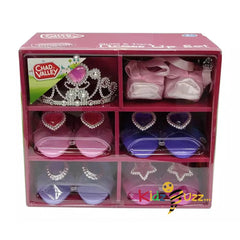 Chad Valley Glamour Shoes - 5 Pack with Tiara For Girls