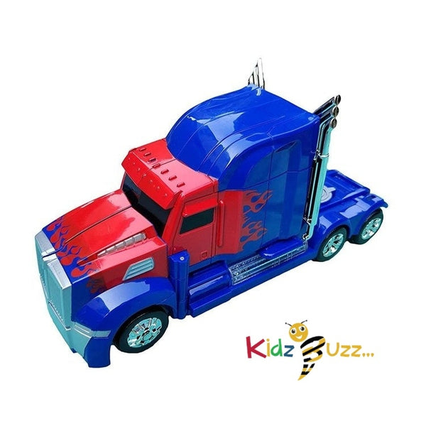 Tranformer Robot Super Change 2 in 1 Truck With Light and Music Toy