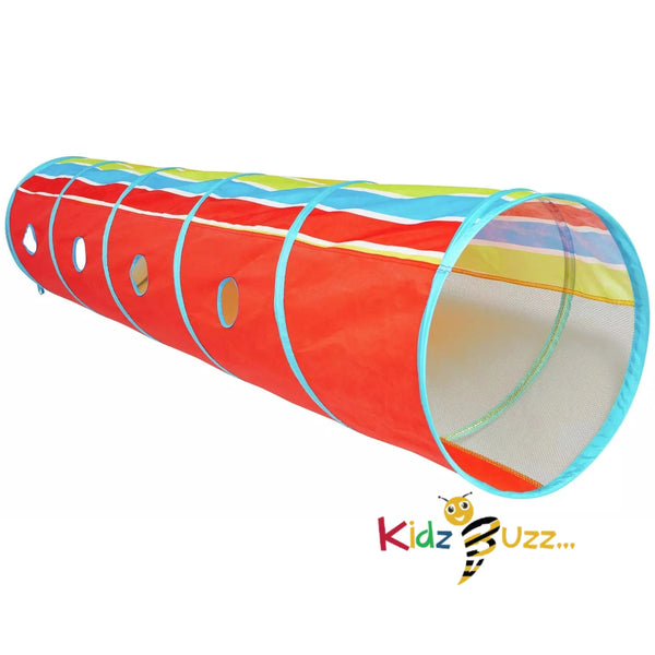 Chad Valley Stripe and Mesh Extra Long Tunnel For Juniors