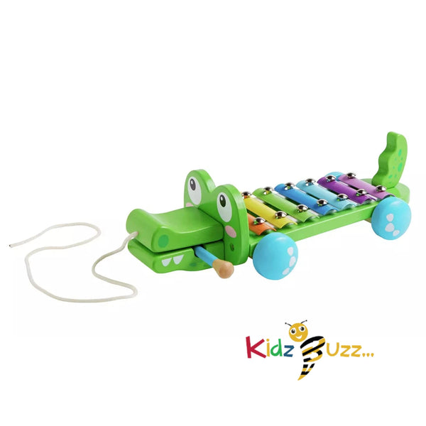 Chad Valley Crocodile Xylophone For Kids