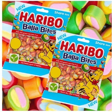 Haribo Halal Happy Peaches Bag 100g - We Get Any Stock