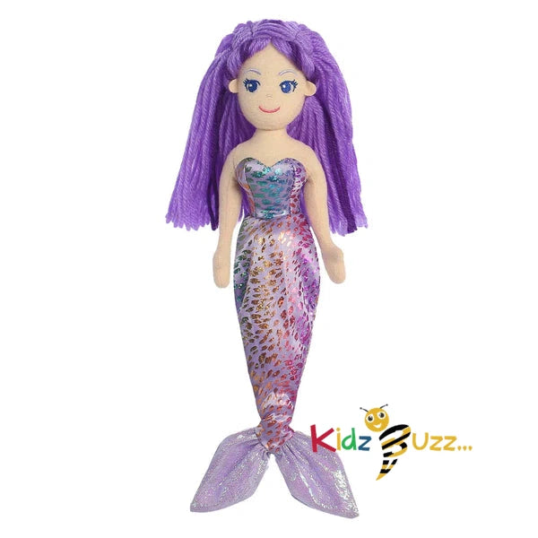 Aurora World 18-inch Sea Sparkles Mermaid Daphne | kidzbuzzz
