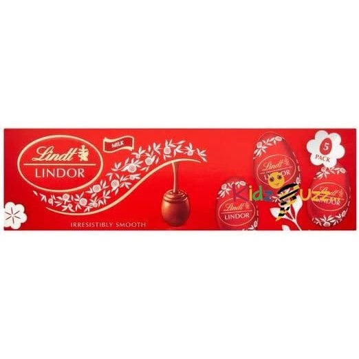 Lindt Lindor Milk Chocolate Filled Eggs 5X28g Easter Gift Hamper