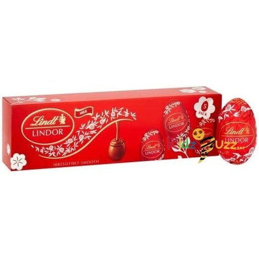 Lindt Lindor Milk Chocolate Filled Eggs 5X28g Easter Gift Hamper