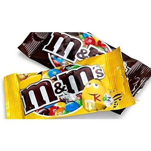 M&M's Chocolate Bag - Peanut Chocolate Bag - 45G Each Pack Mix Pack, 50 Pack