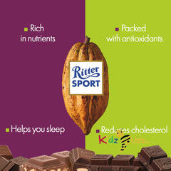 Ritter Sport Marzipan Dark Chocolate 100g