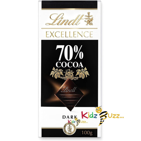 Lindt EXCELLENCE Dark 70% Cocoa Chocolate Bar - 100 g