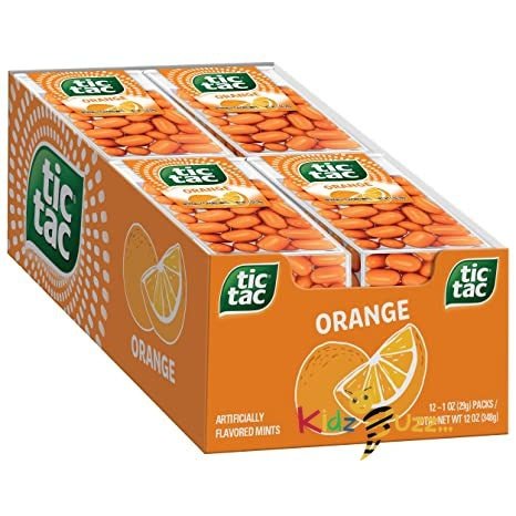 Tic Tac Mints, Orange, 28.35g 12 Count