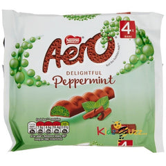Aero: Bubbly Peppermint Mint Chocolate 4 Bars Delicious Special For Easter Tasty And Twisty Treat