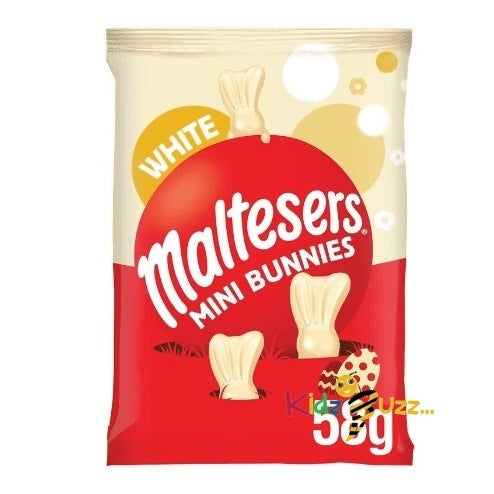 Maltesers Mini Bunnies White Chocolate Bag 58g, Pack Of 2 , Best Gift For Easter