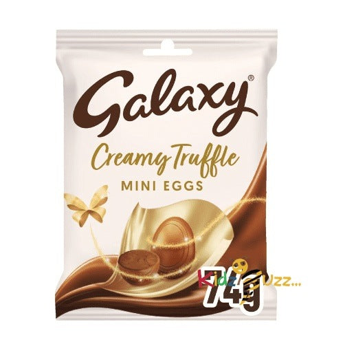 Galaxy Creamy Truffles Mini Eggs Chocolate Bag 74g, Best Gift For Easter