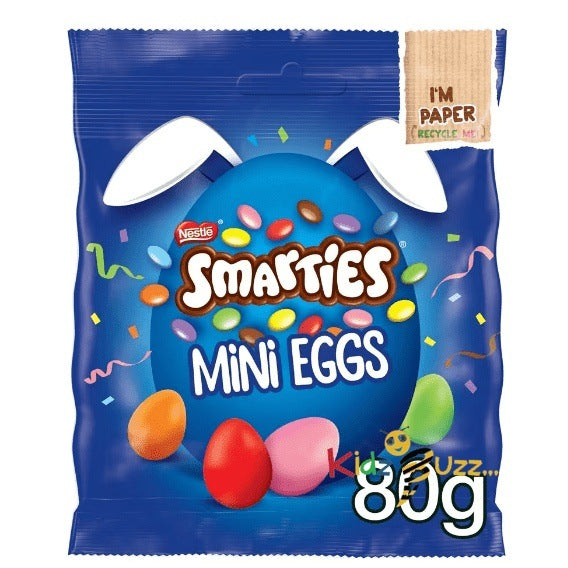 Smarties Mini Eggs 80G, Pack Of 2 ,Best Gift For Easter