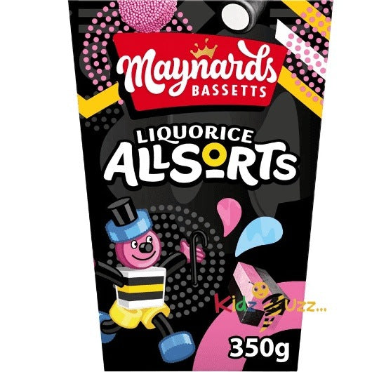 Maynards Bassetts Liquorice Allsorts Sweets Carton 350G