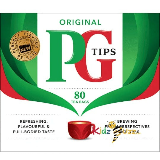 PG Tips Original Tea Bags, 232g (Pack Of 80) | Kidzbuzzz