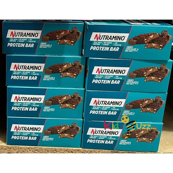 Nutramino Protein Bar - Crispy Chocolate & Sea Salt 1 x 12 x 55g