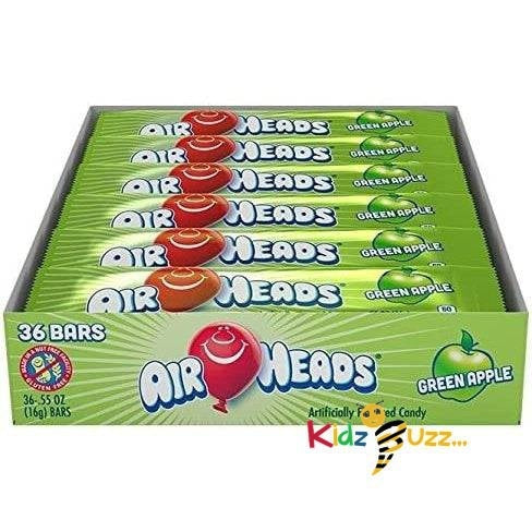 Airheads Green Apple 16g (Box of 36) | kidzbuzzz