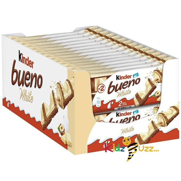 Kinder Bueno White Chocolate Bars, 40 g Pack of 30