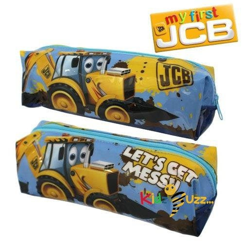 Joey JCB Pencil Case Black/Blue