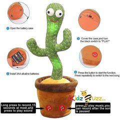 Singing and Dancing Cactus Plush Toy